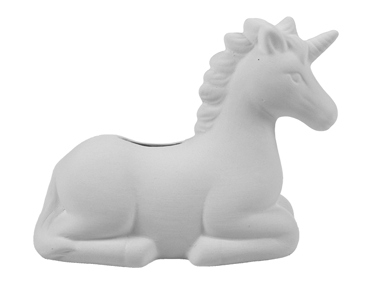 Bisque Majestic Unicorn Bank (Case of 4)