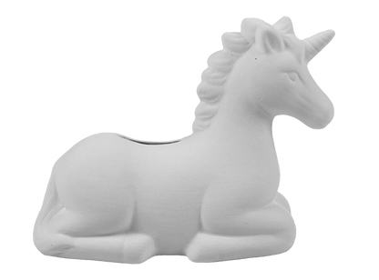 Bisque Majestic Unicorn Bank (Case of 4)