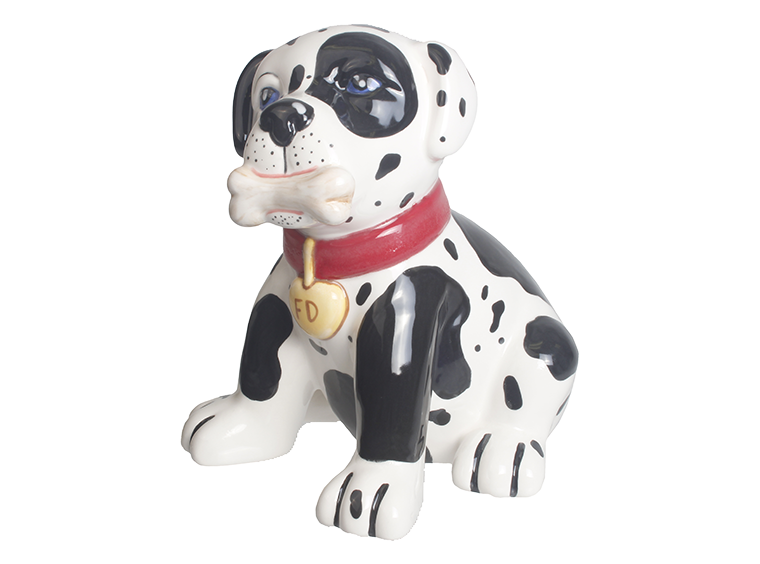 Bisque Big Puppy Love Bank (Case of 2)