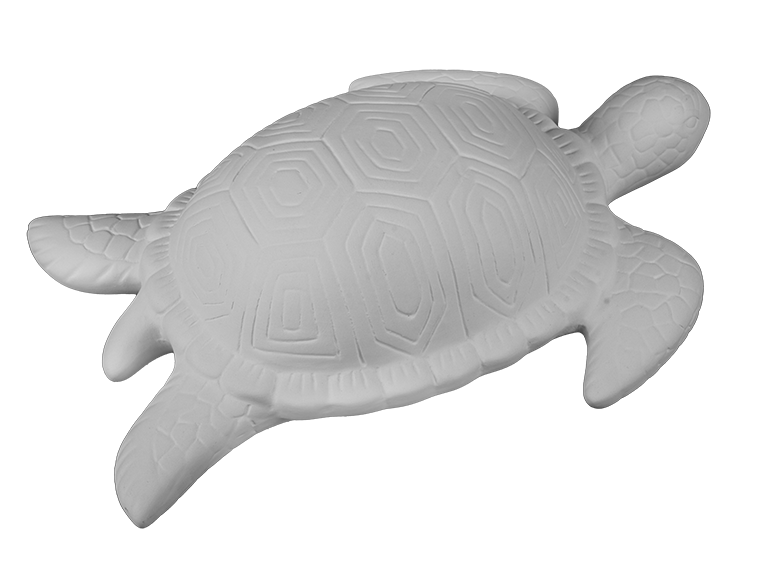Bisque Large Contemporary Sea Turtle Plaque (Case of 2)