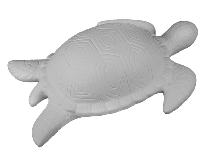 Bisque Large Contemporary Sea Turtle Plaque (Case of 2)
