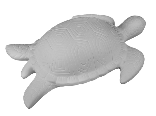 Bisque Large Contemporary Sea Turtle Plaque (Case of 2)