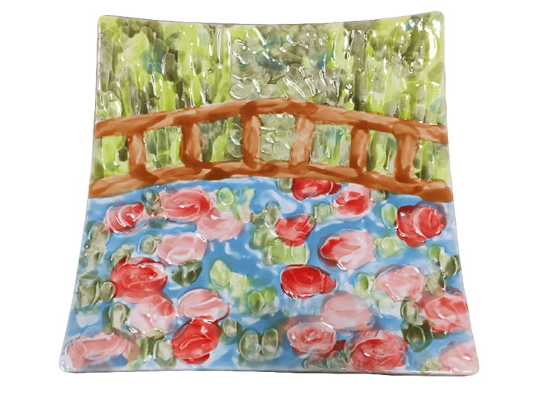 Bisque Square Sushi Platter (Case of 4)