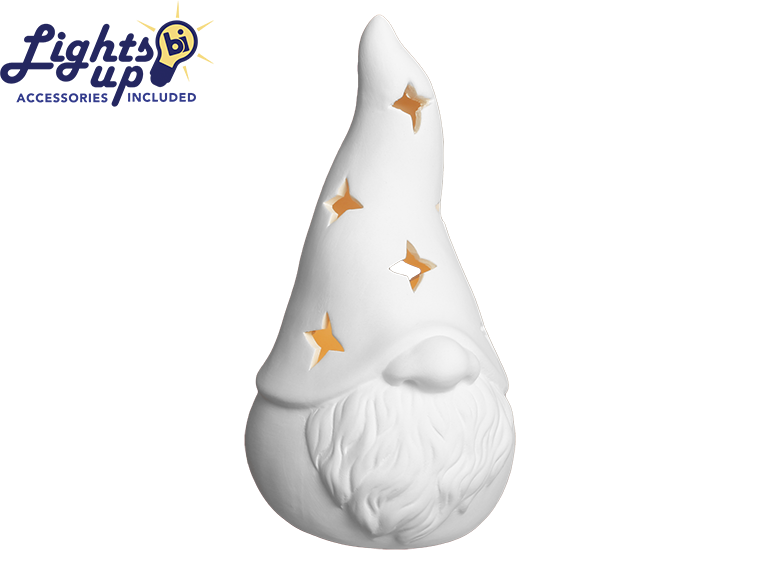 Bisque Lighted Contemporary Gnome (Case of 2)