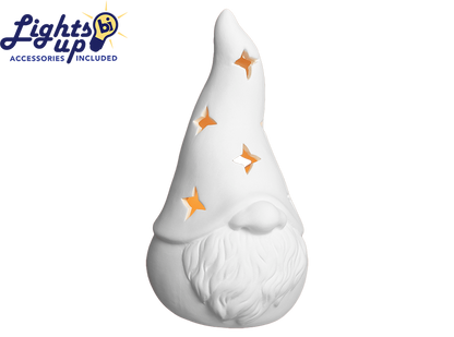 Bisque Lighted Contemporary Gnome (Case of 2)