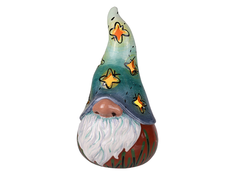Bisque Lighted Contemporary Gnome (Case of 2)