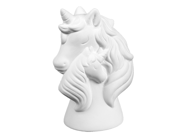 Bisque Mama And Baby Unicorn Bank (Case of 4)