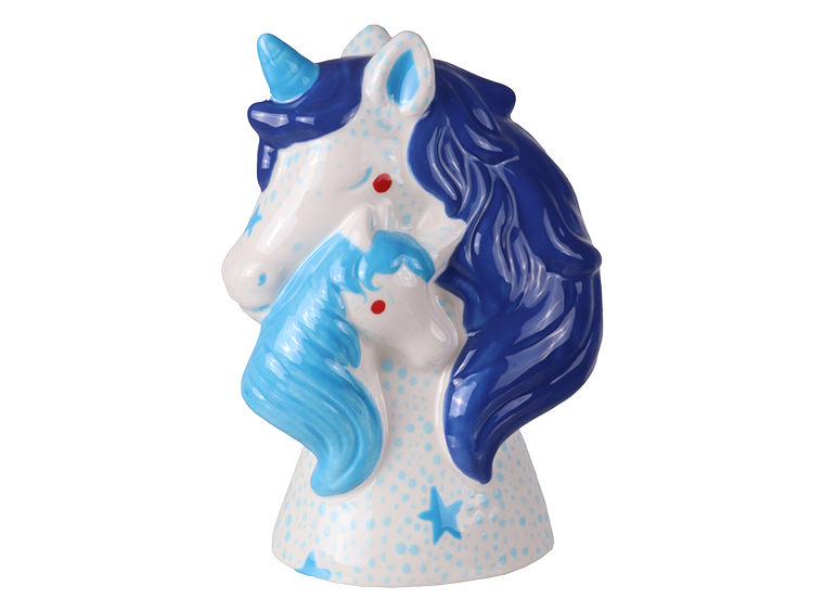 Bisque Mama And Baby Unicorn Bank (Case of 4)
