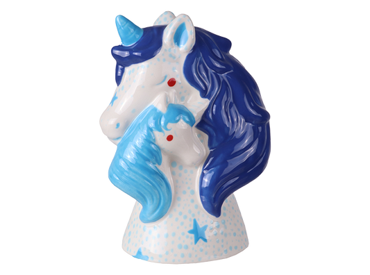 Bisque Mama And Baby Unicorn Bank (Case of 4)