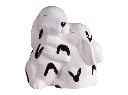 Bisque Mama And Baby Bunny (Case of 4)