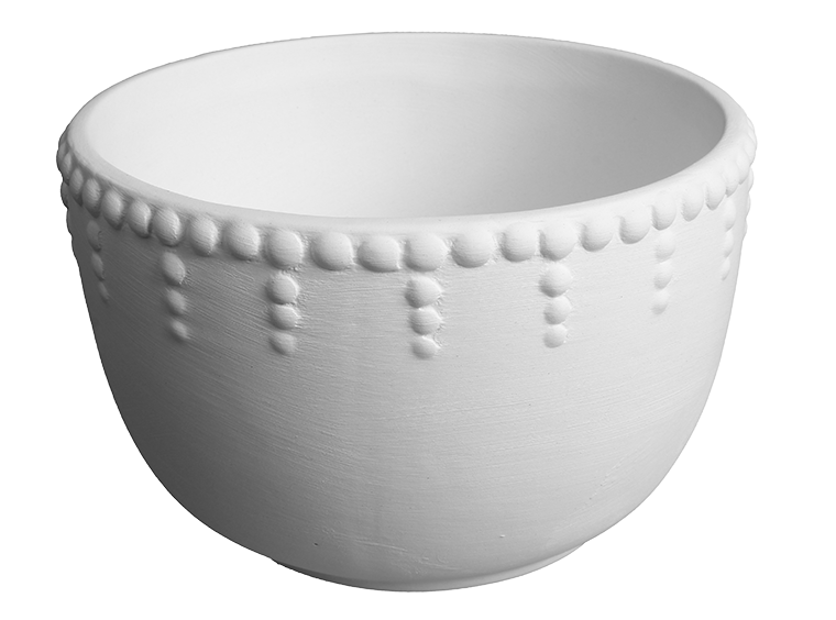 Bisque Bulbous Bowl (Case of 4)