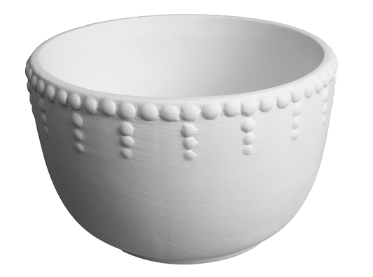 Bisque Bulbous Bowl (Case of 4)