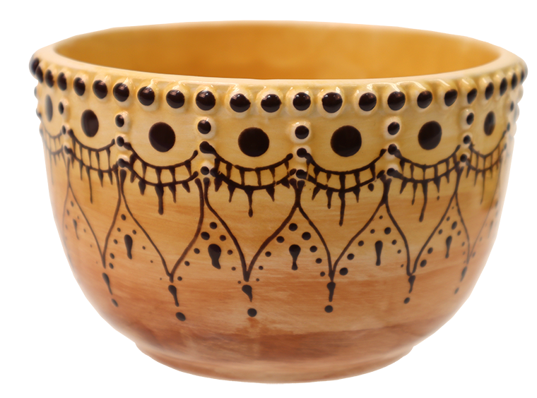 Bisque Bulbous Bowl (Case of 4)