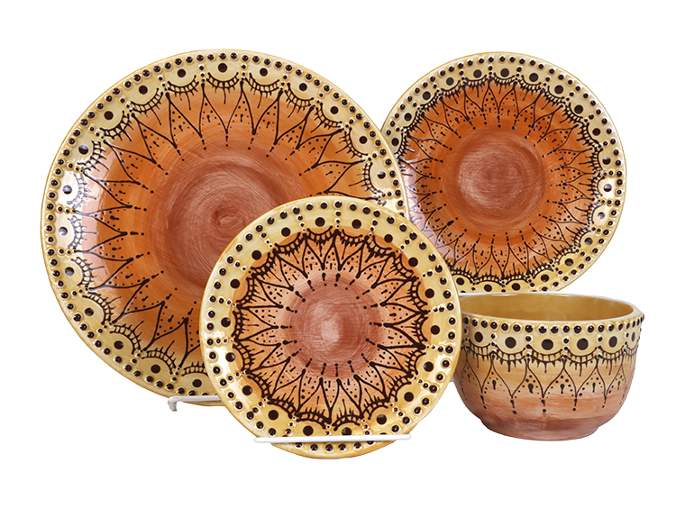 Bisque Bulbous Bowl (Case of 4)