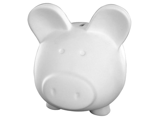 Bisque Big Pig Bank (Case of 2)
