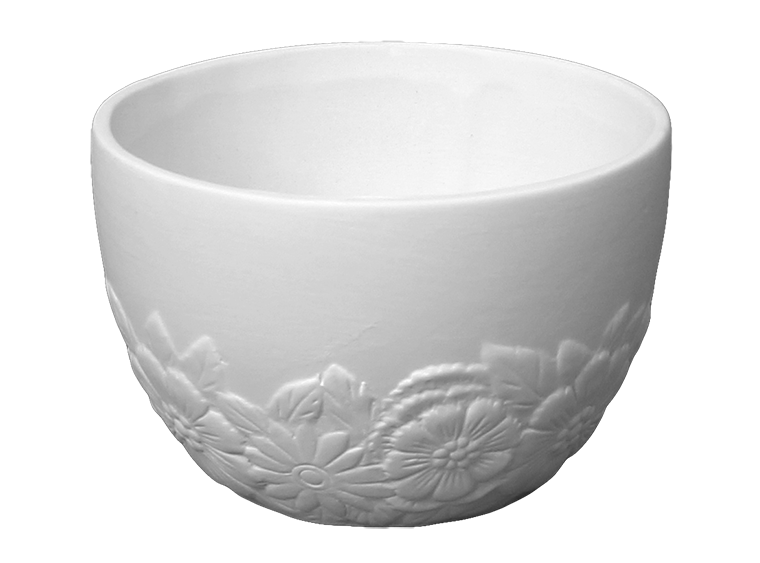 Bisque Botanical Love Bowl (Case of 6)