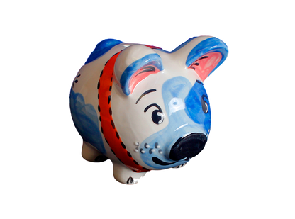 Bisque Medium Pig Bank (Case of 4)