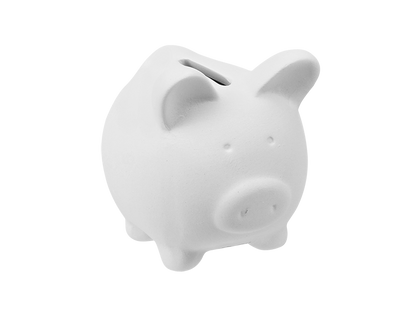 Bisque Little Piggy Bank (Case of 6)