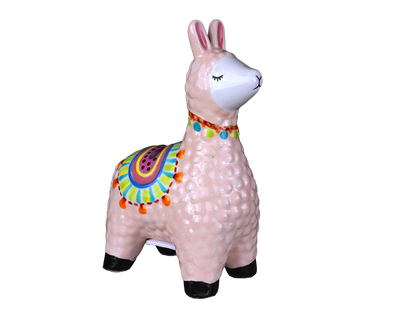 Bisque Fluffy Llama Bank (Case of 6)