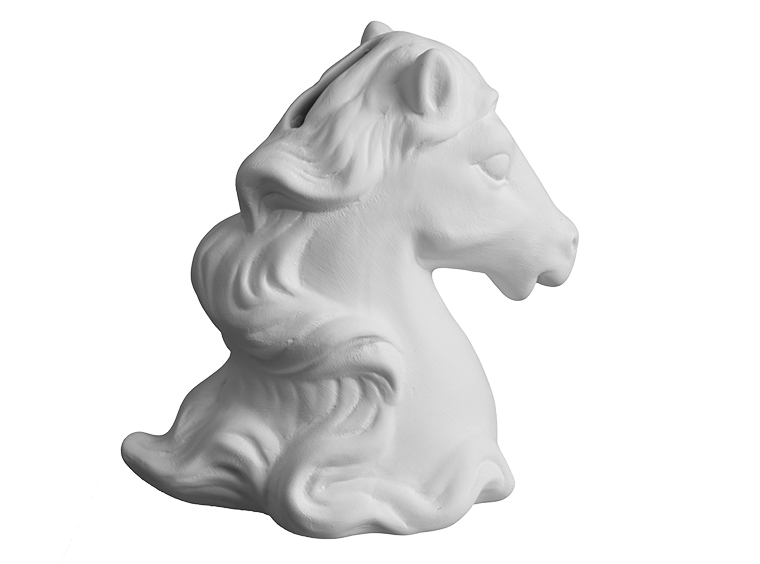Bisque Mustang Bank (Case of 6)
