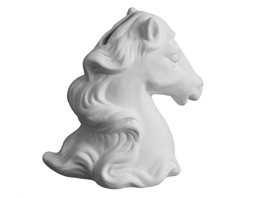 Bisque Mustang Bank (Case of 6)