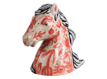 Bisque Mustang Bank (Case of 6)