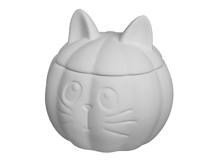 Bisque Cat-O-Lantern Box (Case of 4)
