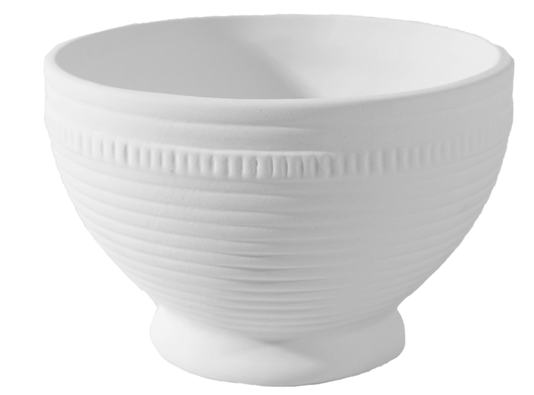 Bisque Large Dresden Bowl (Case of 4)