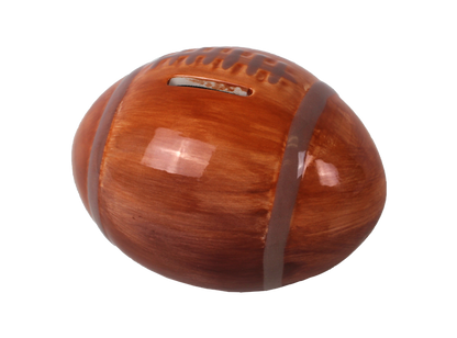 Bisque Football Bank (Case of 6)