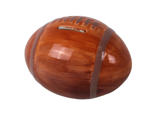 Bisque Football Bank (Case of 6)