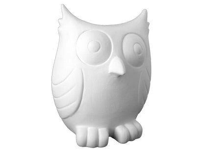 Bisque Hoot Bank (Case of 4)