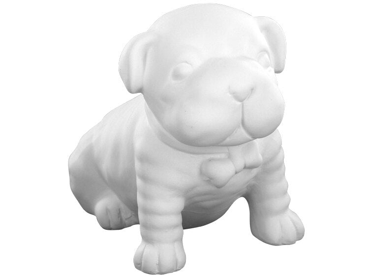 Bisque Bowser Bulldog Bank (Case of 4)