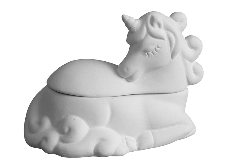 Bisque Elegant Unicorn Box (Case of 6)