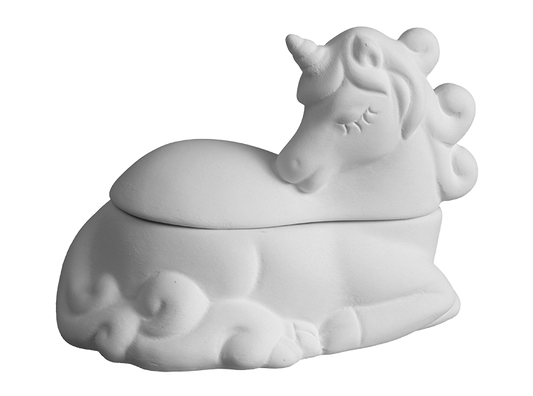 Bisque Elegant Unicorn Box (Case of 6)