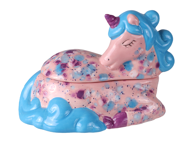 Bisque Elegant Unicorn Box (Case of 6)