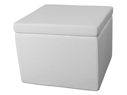 Bisque Small Square Box (Case of 4)