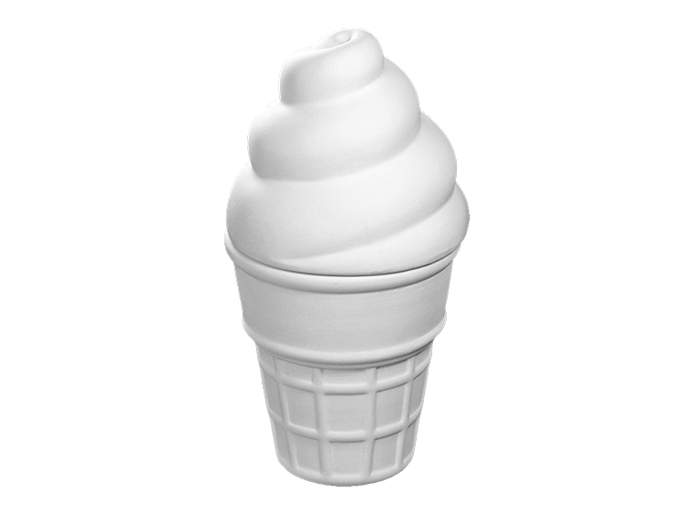 Bisque Ice Cream Cone Box (Case of 6)