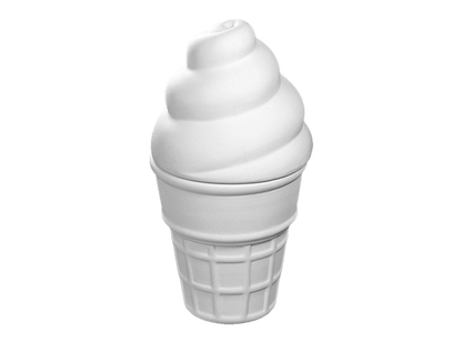 Bisque Ice Cream Cone Box (Case of 6)