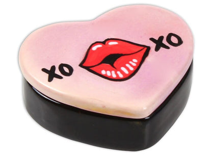 Bisque Small Heart Box (Case of 4)