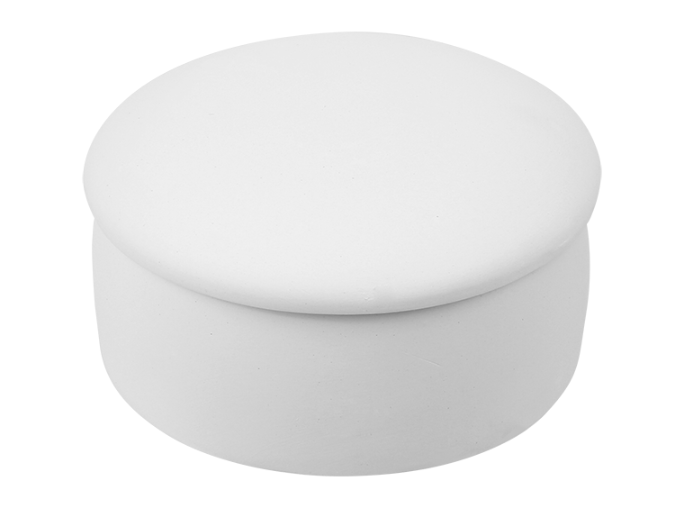 Bisque Round Box (Case of 4)