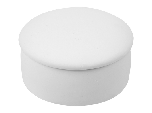 Bisque Round Box (Case of 4)