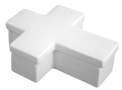 Bisque Small Cross Box (Case of 4)