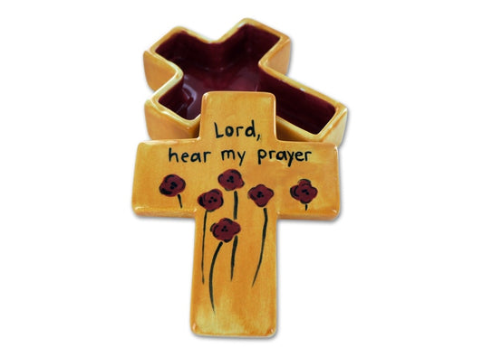 Bisque Small Cross Box (Case of 4)