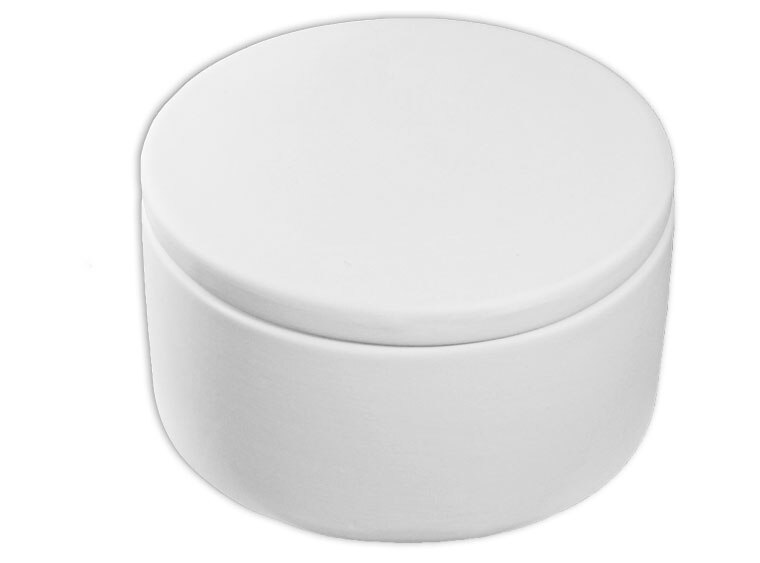 Bisque Medium Round Box (Case of 4)