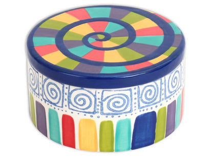 Bisque Medium Round Box (Case of 4)