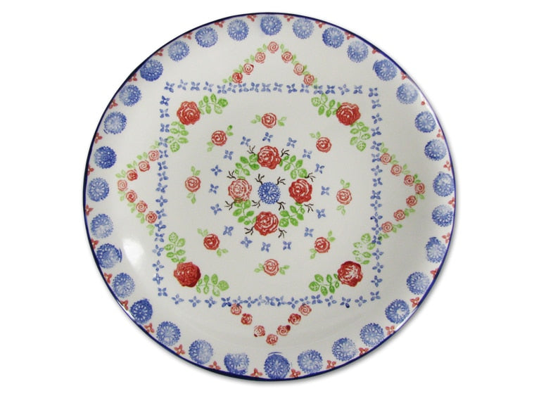 Bisque Medium Hanging Coupe Plate (Case of 6)