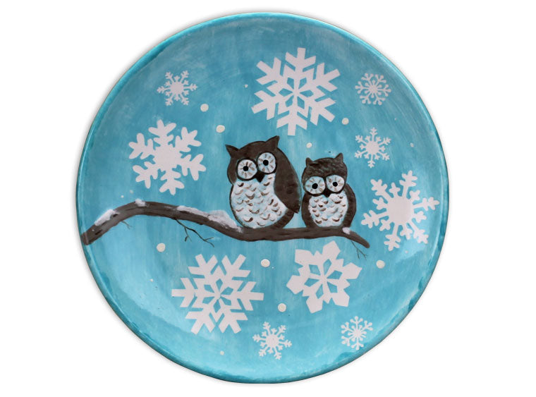 Bisque Medium Hanging Coupe Plate (Case of 6)