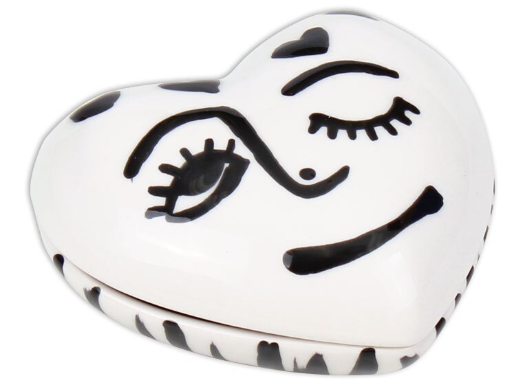 Bisque Rounded Heart Box (Case of 6)