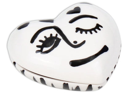 Bisque Rounded Heart Box (Case of 6)