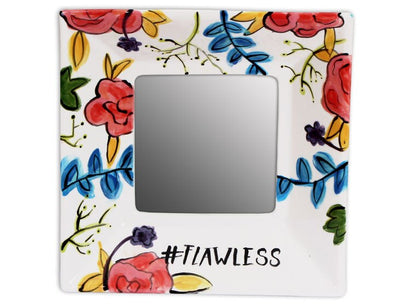 Bisque Square Bisque Wall Mirror (Case of 4)